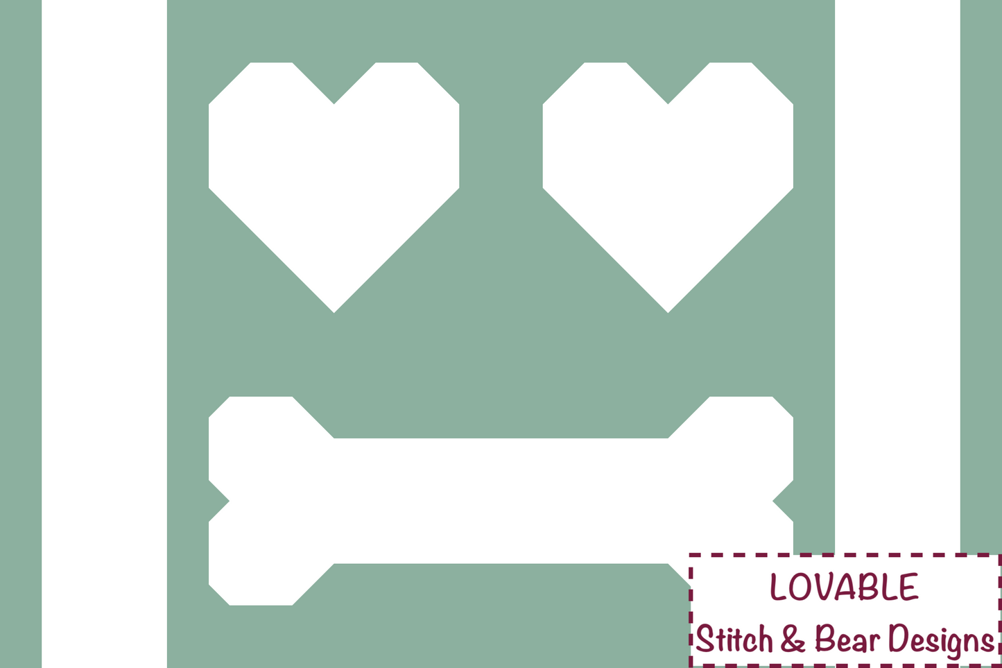 Lovable Pet Placemat PDF Pattern