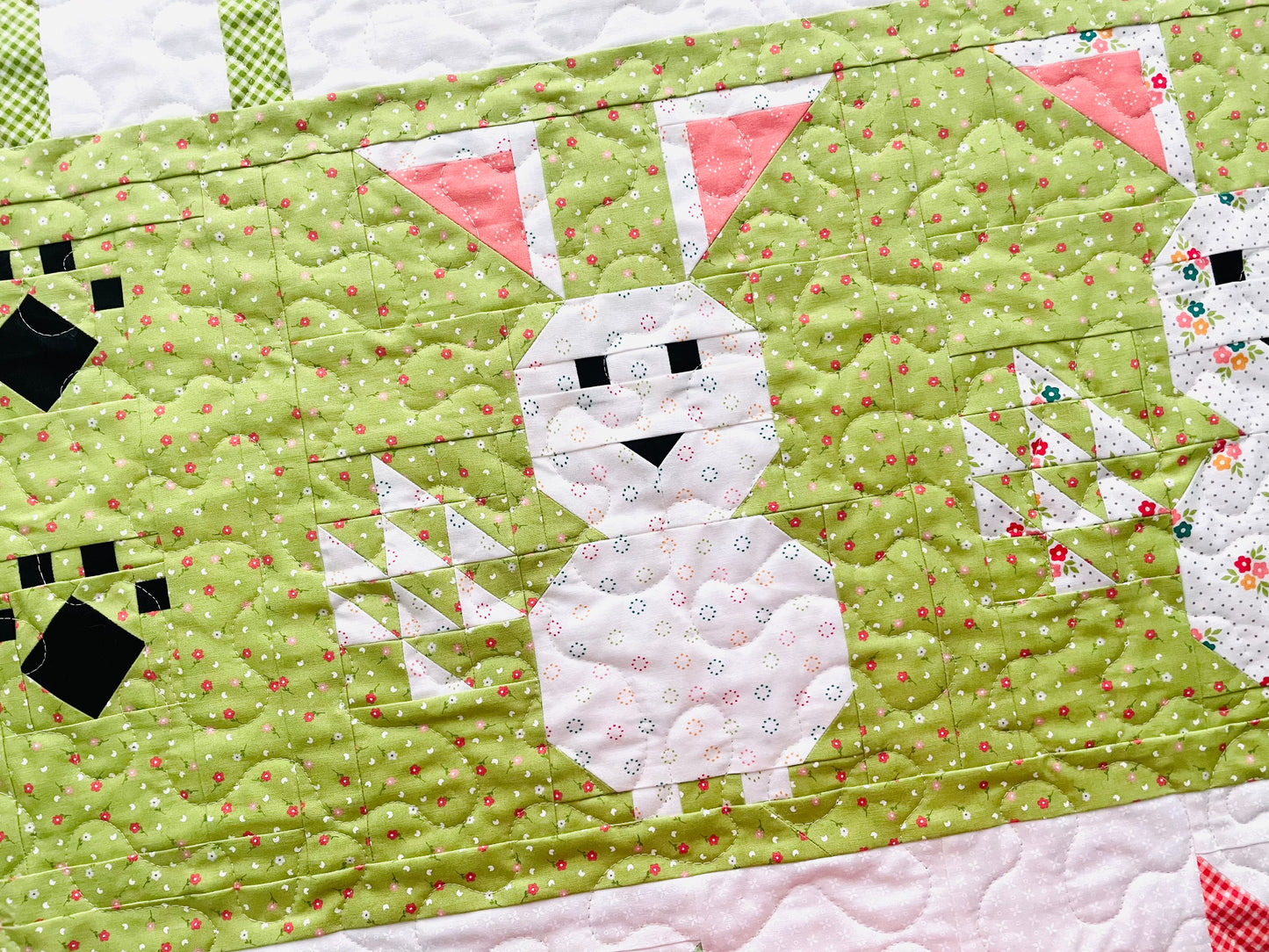 Chubby Bunny Quilt Block PDF Pattern