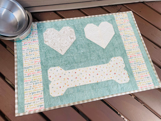 Lovable Pet Placemat PDF Pattern