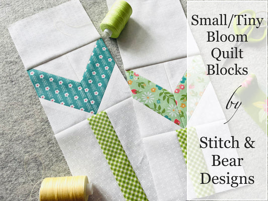 Small/Tiny Bloom Quilt Blocks PDF Pattern